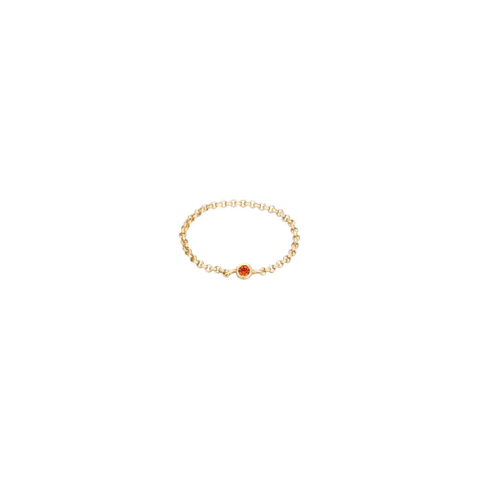 Anillo Chain Circonita