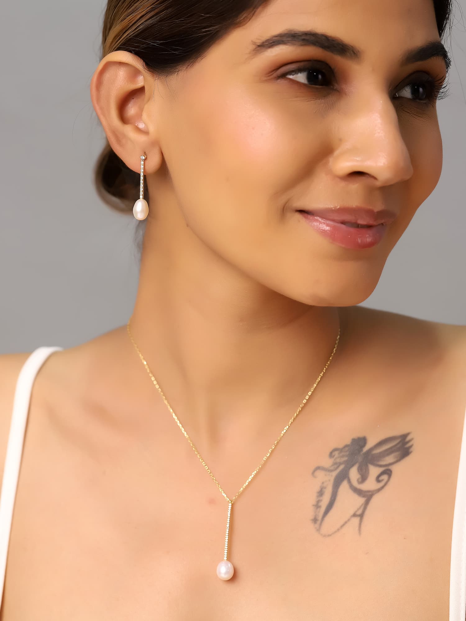 Collar Barra Perla Cultivada