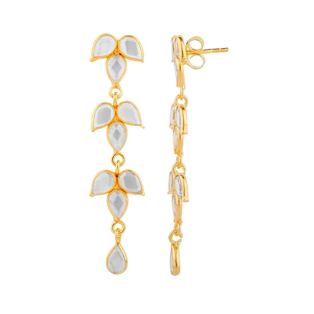 Pendientes Hojas Calcedonia